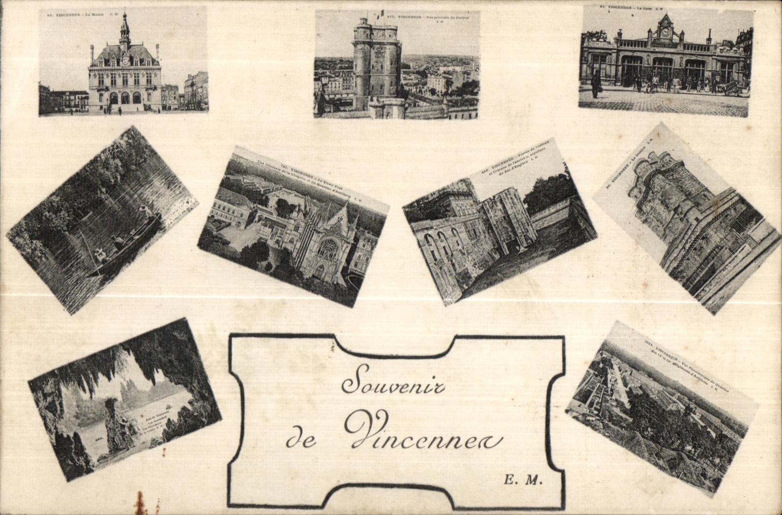 CPA Souvenir of Vincennes