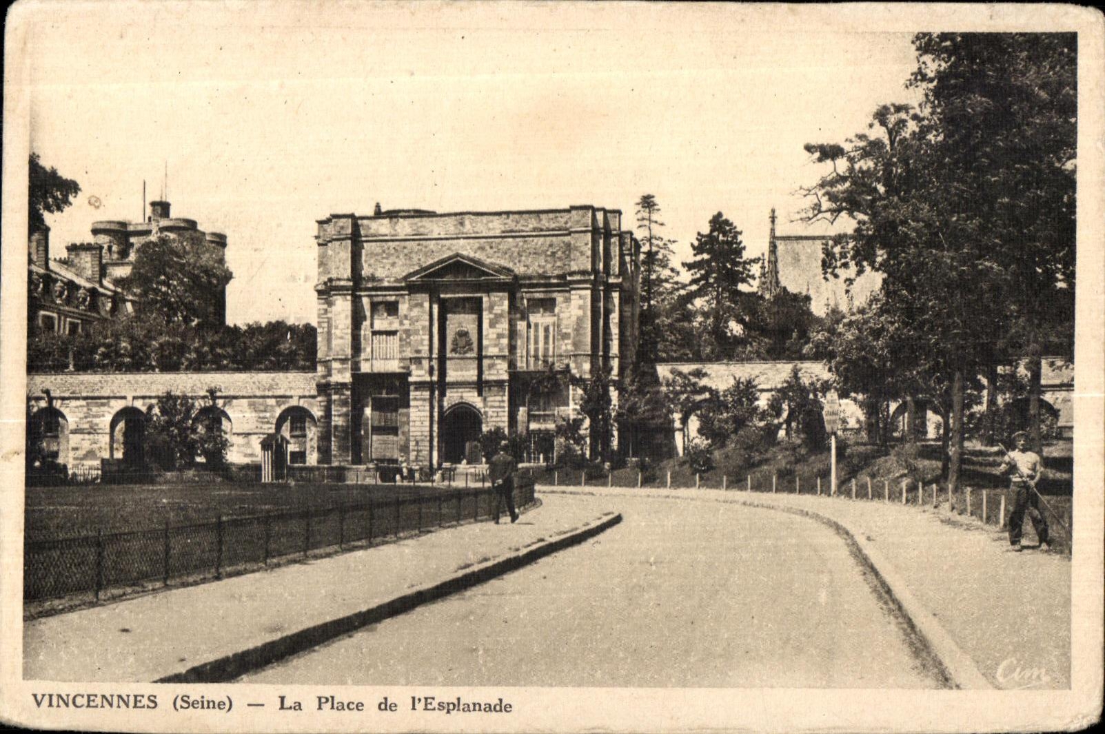 CPA Vincennes the Place of I Esplanade