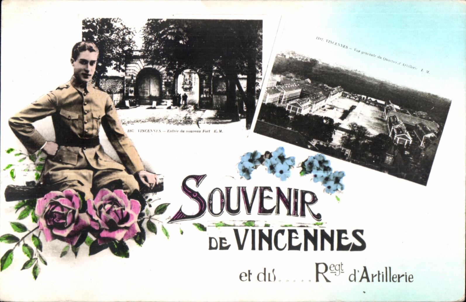 CPA Souvenir De Vincennes Militaria Artillery