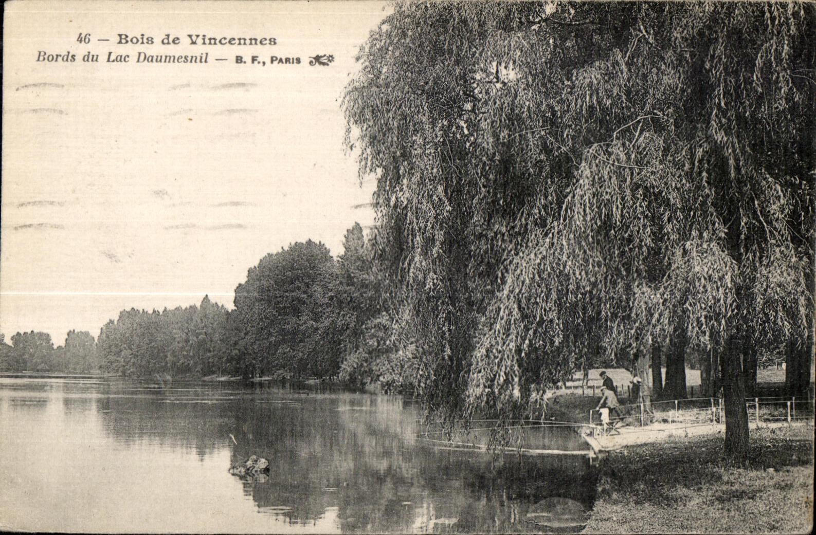 CPA Wood of Vincennes Edges of the Lake Daumesnil