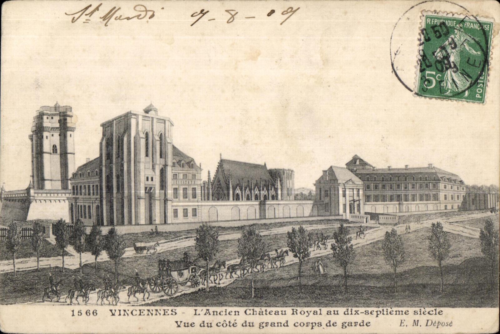CPA Vincennes Old Royal Castle to the ten seventh century Seen of the dimension of large