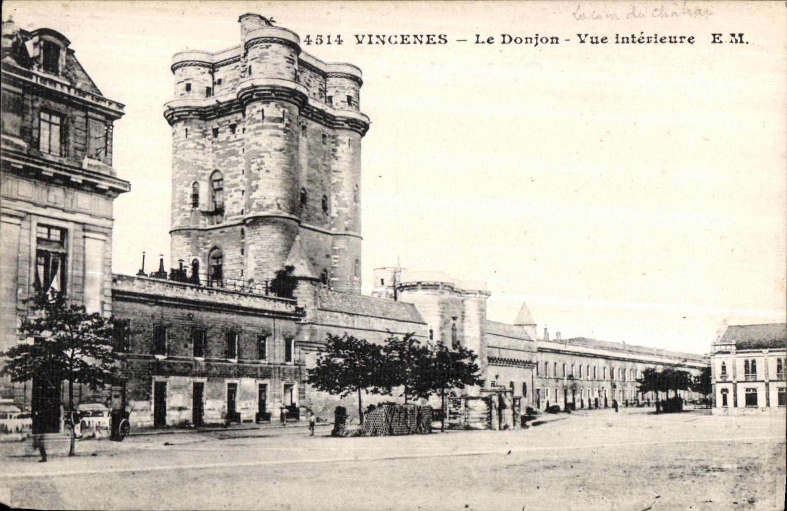 CPA Vinceenes the Keep Seen interleure