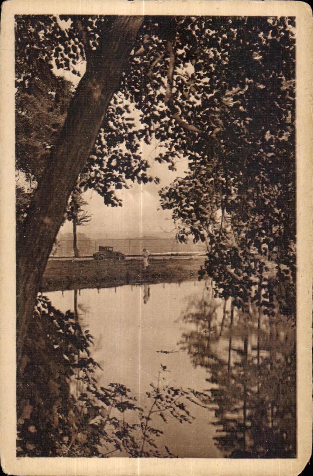 CPA Vincennes While Strolling with the Wood Of almost the Racecourse of