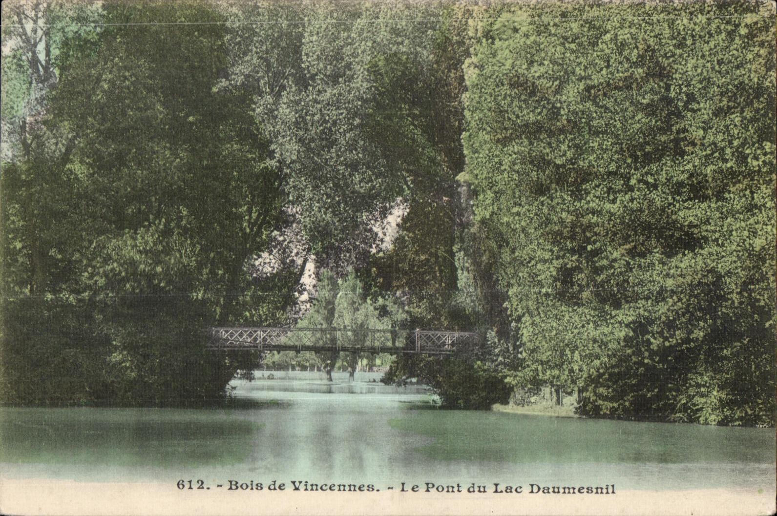 CPA Vincennes Wood Of the Bridge Of the Lake Daumesnil