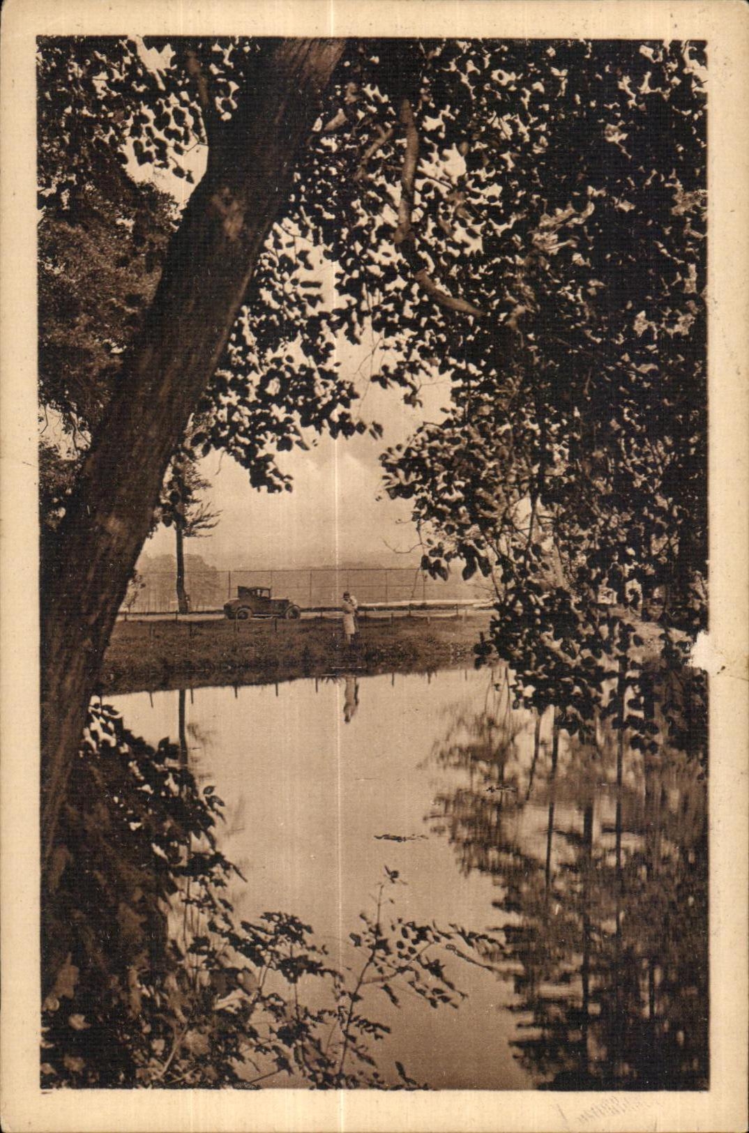 CPA In flaannt with Wood De Vincennes close to the Racecourse of Vincennes