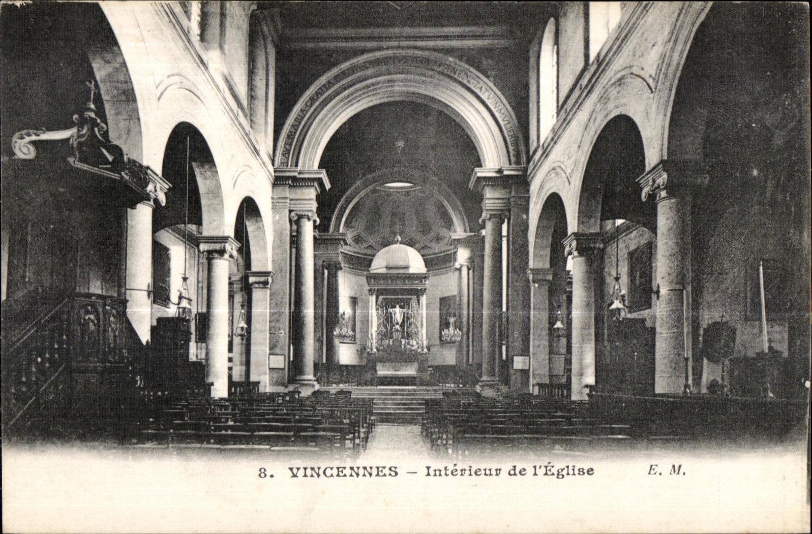 CPA Interior Vincennes of I Church