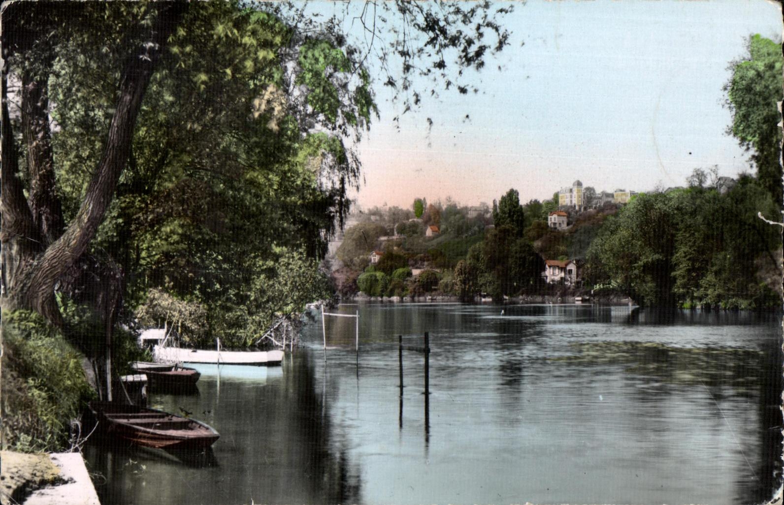 CPSM St Maur the Game preserve (the Seine) Edges of the Marne