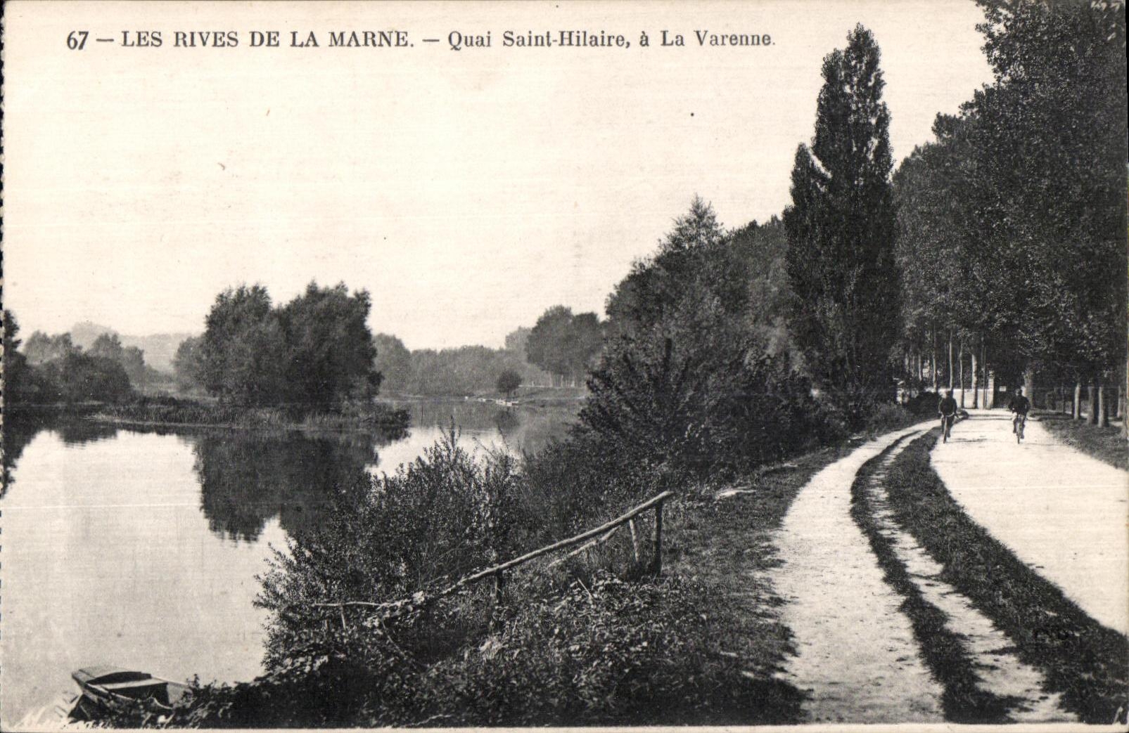 CPA Les rives De La Marne Quai Saint Hilaire a la Varenne