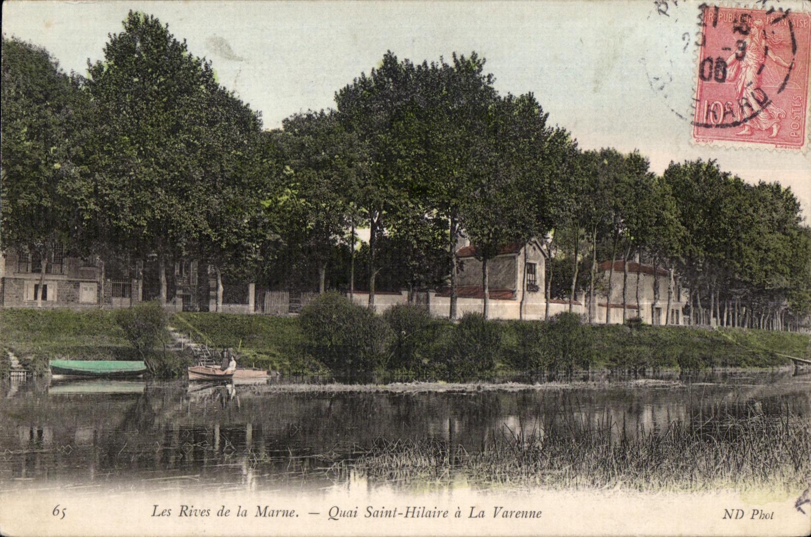 CPA Les Rives de la Marne Quai Saint Hilaire a La Varenne