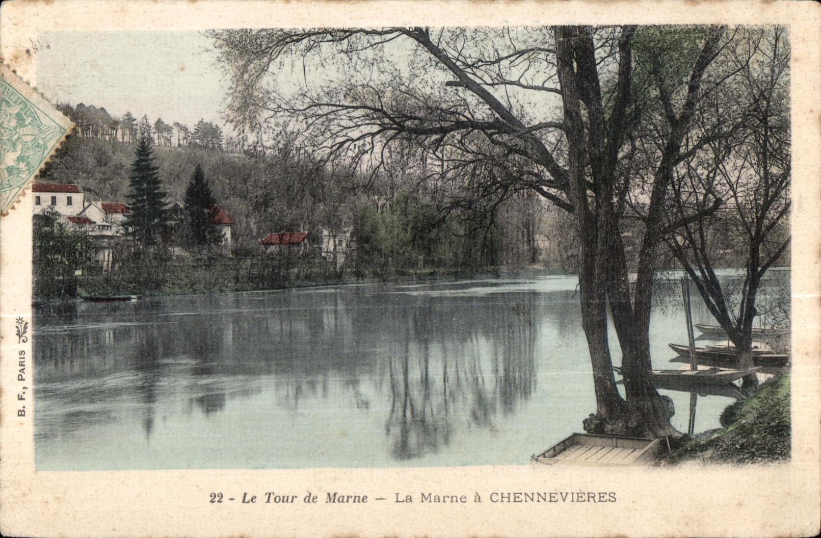 CPA the Tower of the Marne the Marne has Chennevieres