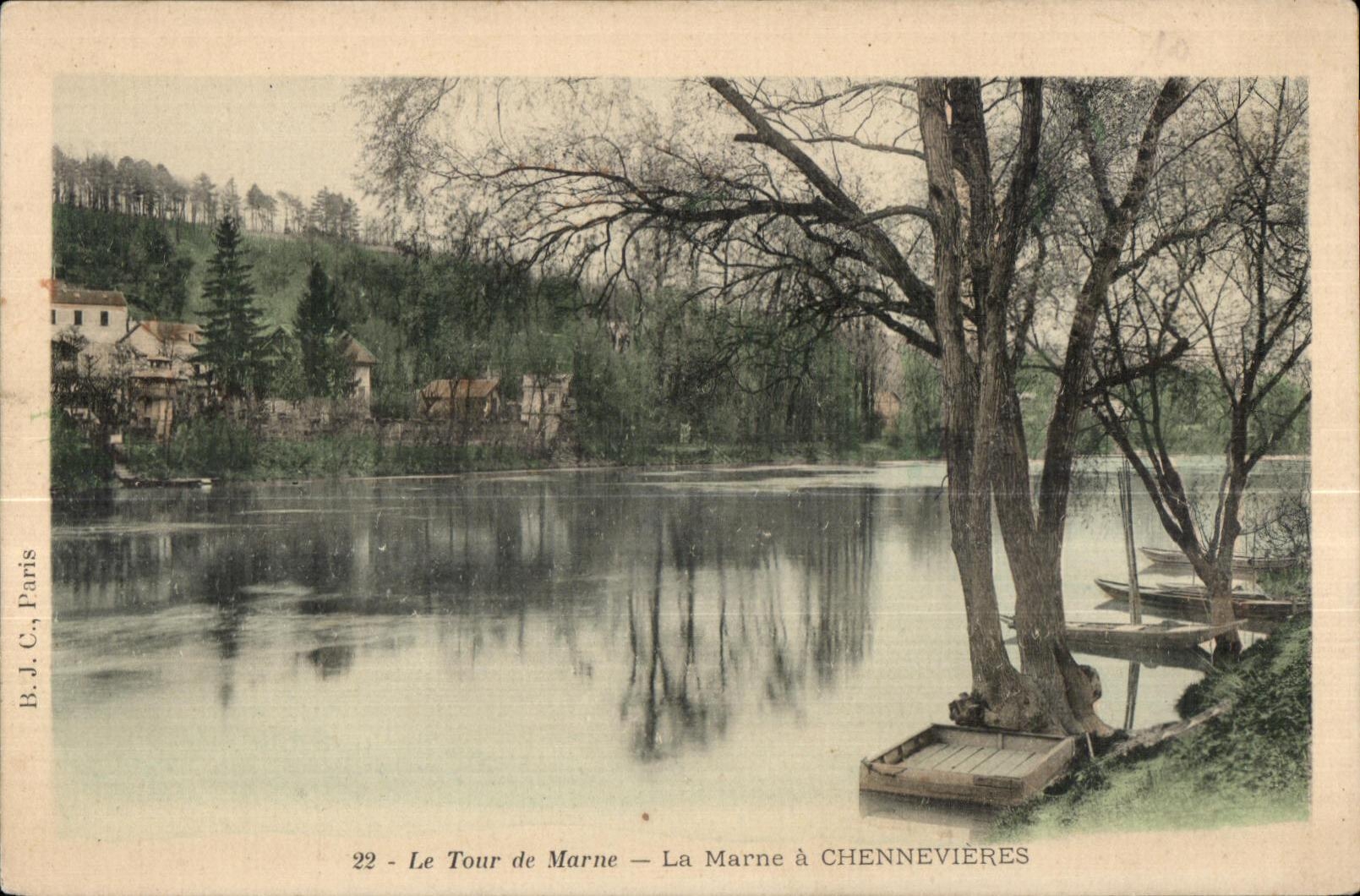 CPA La Tour de Marne La Marne a Chennevieres