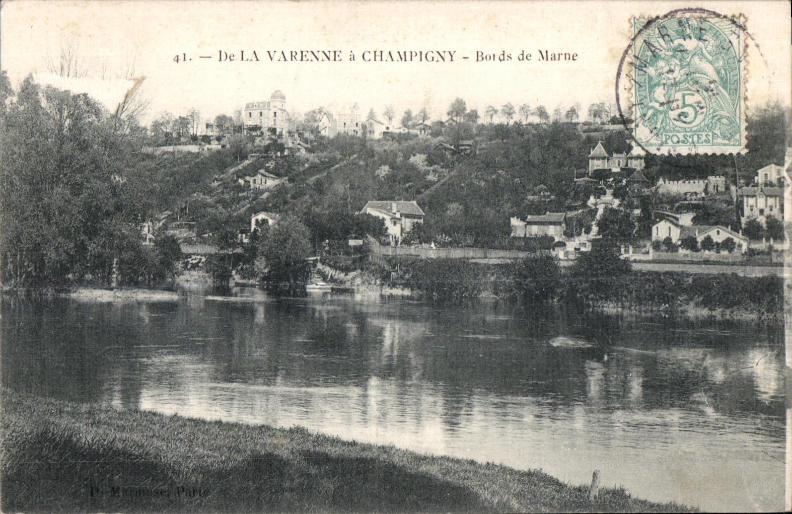 CPA De La Varenne a Champigny Bords de Marne
