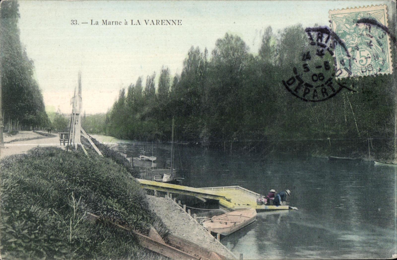 CPA La Marne a La VArenne