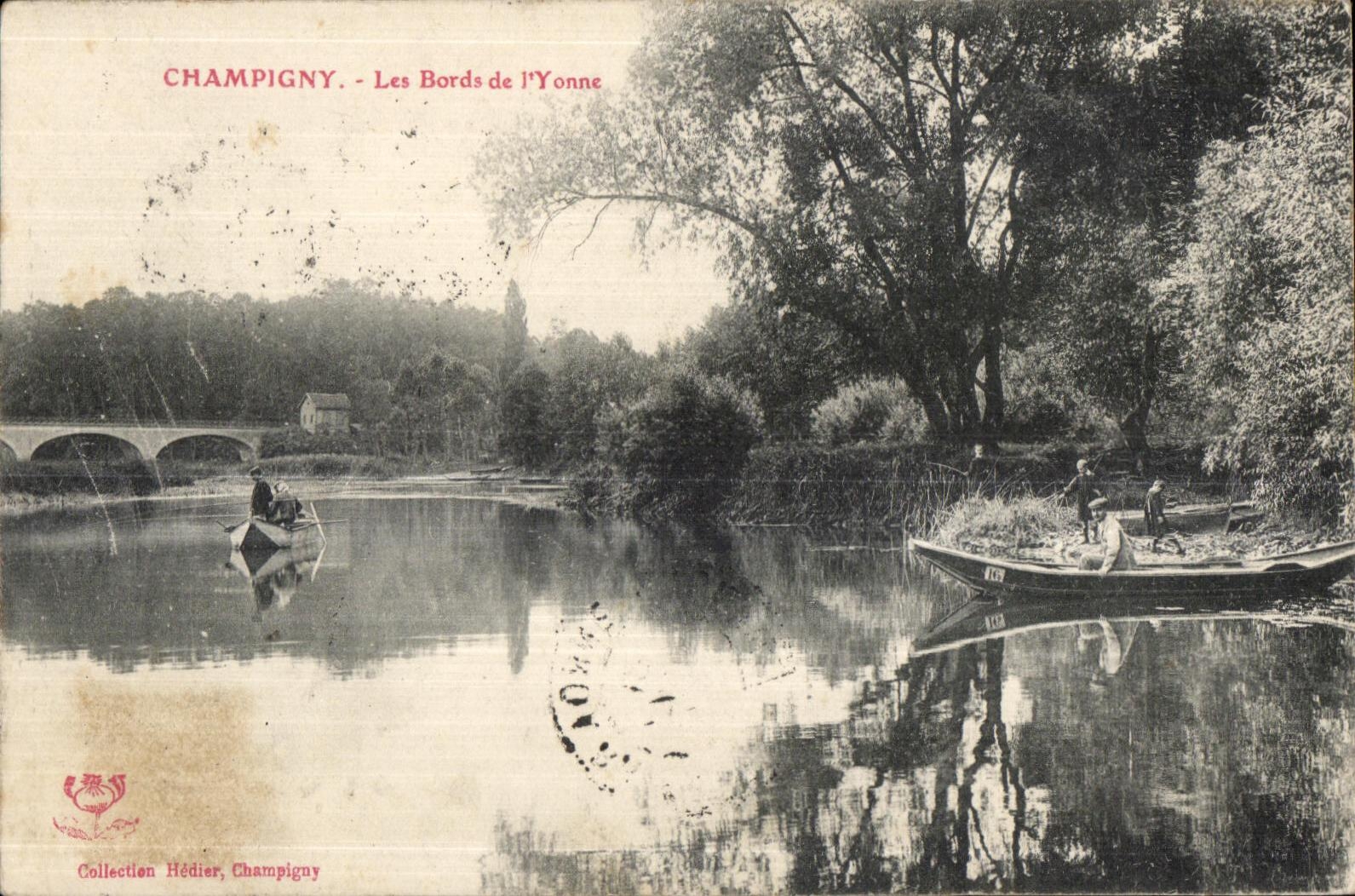 CPA Champigny Edges of I Yonne