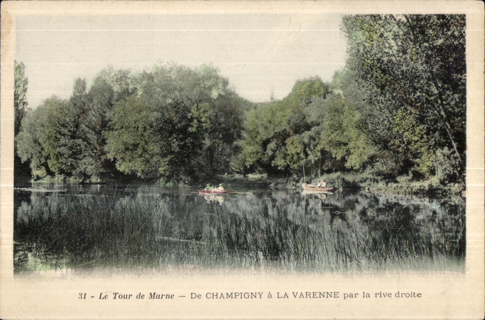 CPA De Champigny with the Game preserve by Right Bank