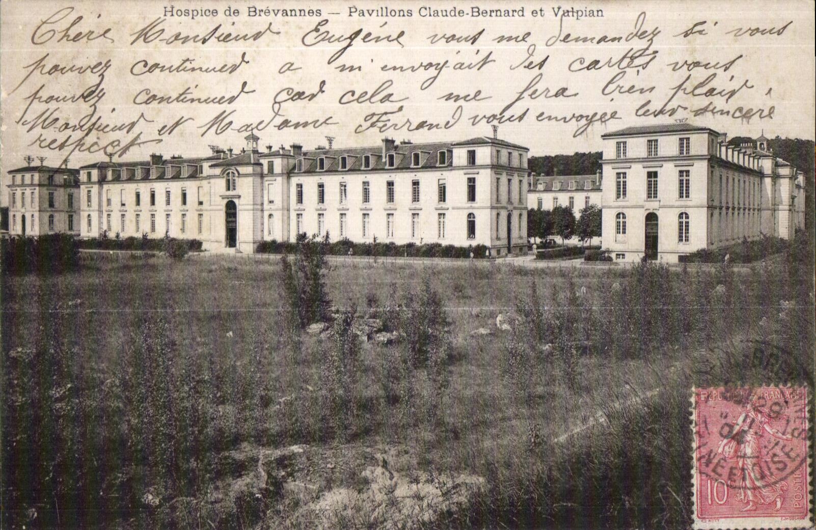 CPA Old people's home of Brevannes Houses Claude Bernard and Vuipian