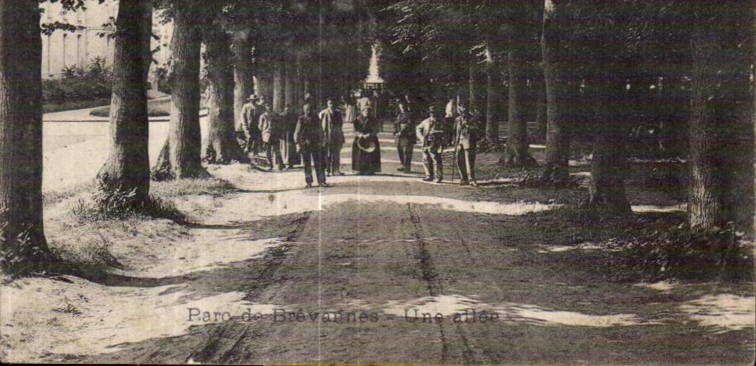 CPA Parc De Brevannes Une Allee