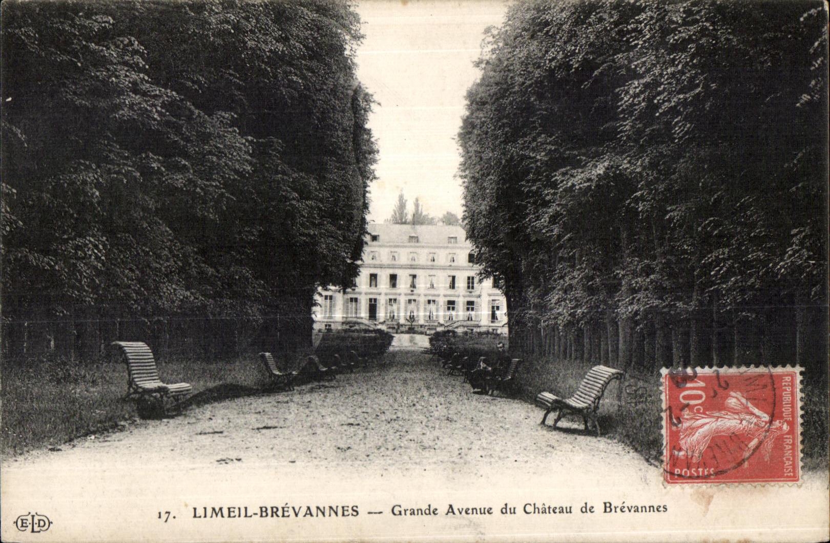 CPA Limeil Brevannes Large Which occurred of the Castle of Brevannes