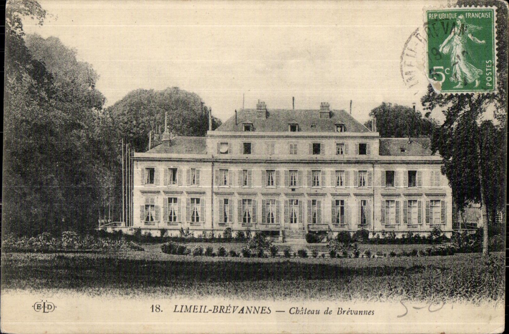 CPA Limeil Brevannes Castle of Brevanues