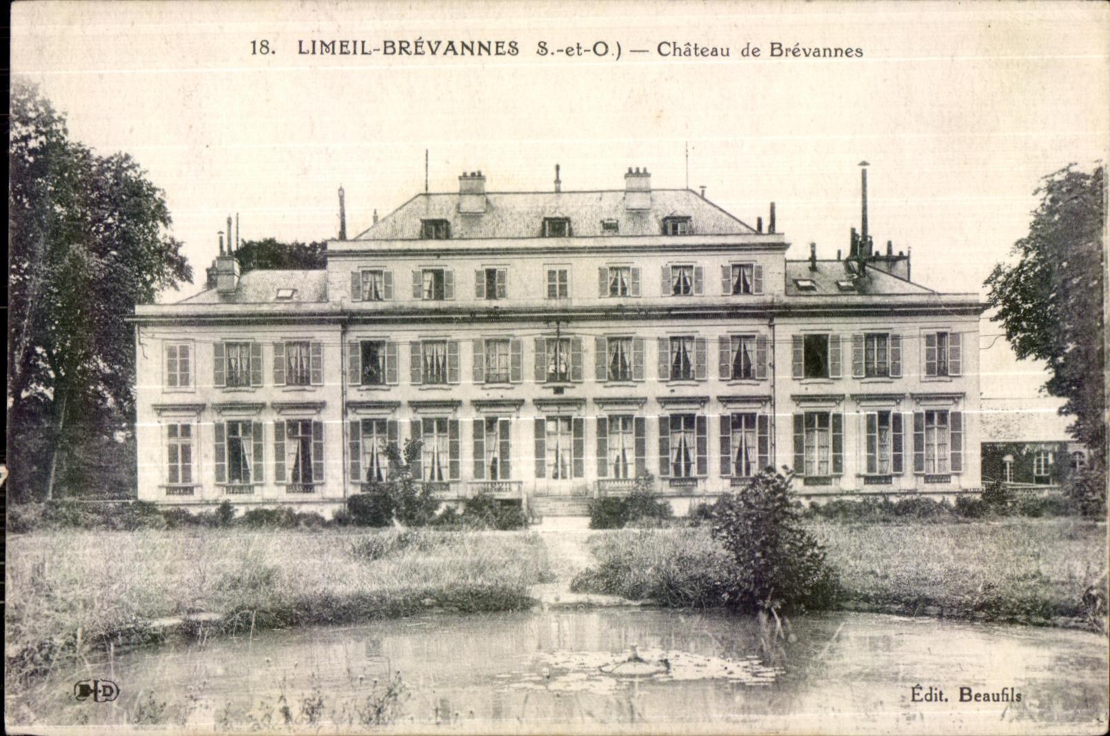 CPA Limeil Brevannes Castle of Brevannes