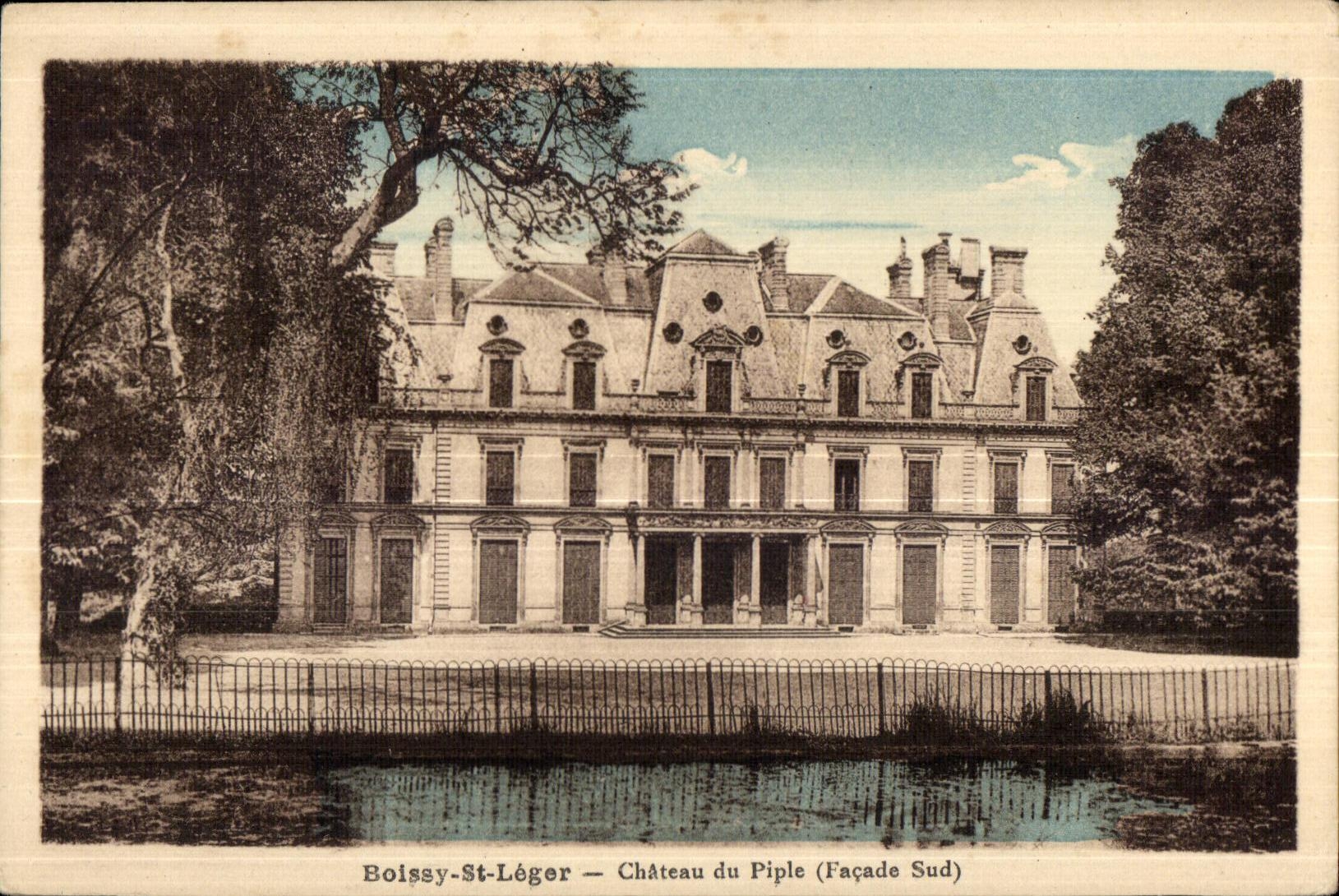 CPA Boissy Light St Castle of Piple (Southern Frontage)