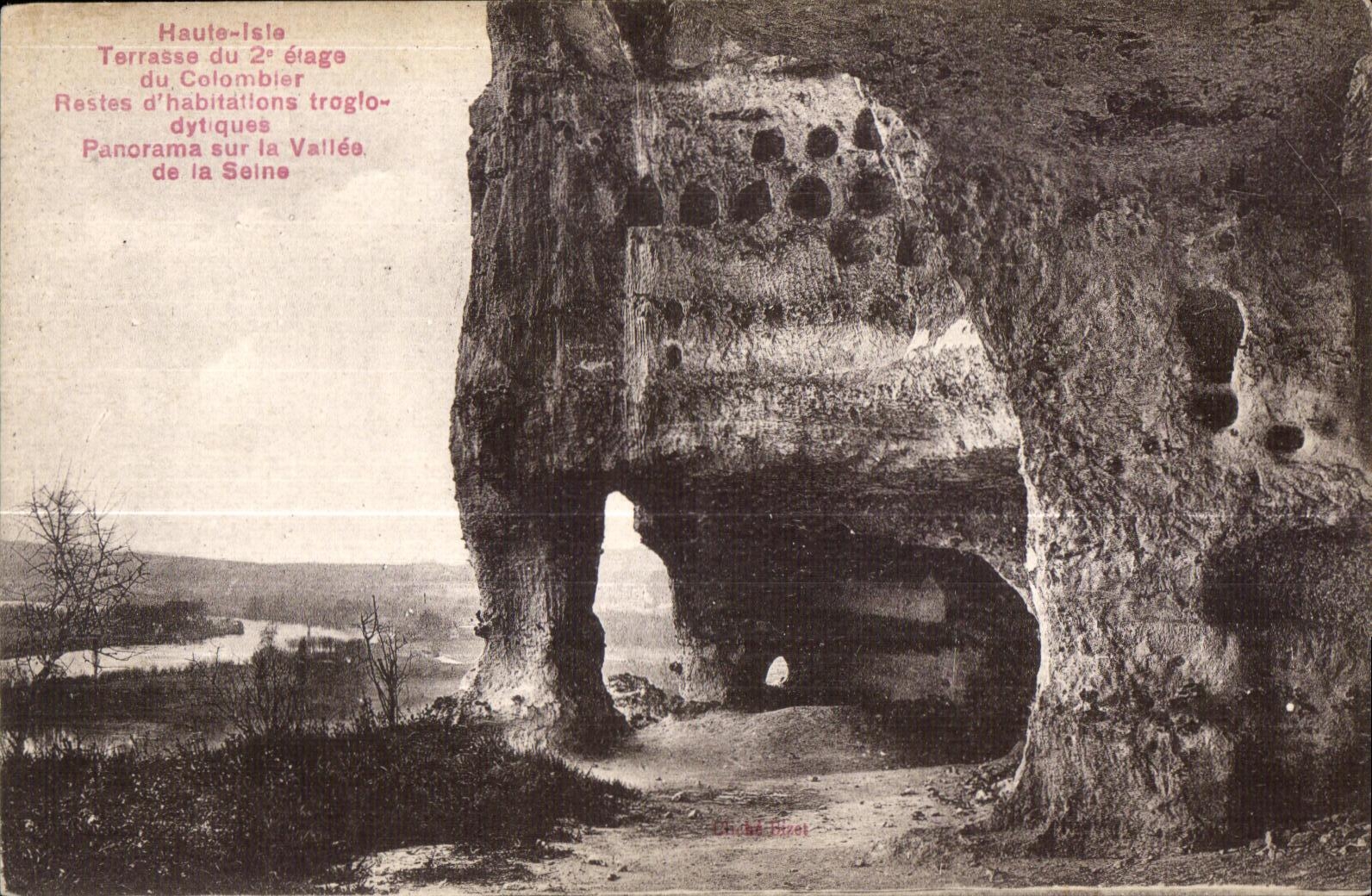 CPA Haute Isle Terrasae du elage du Colombier Rastes d habitaitions