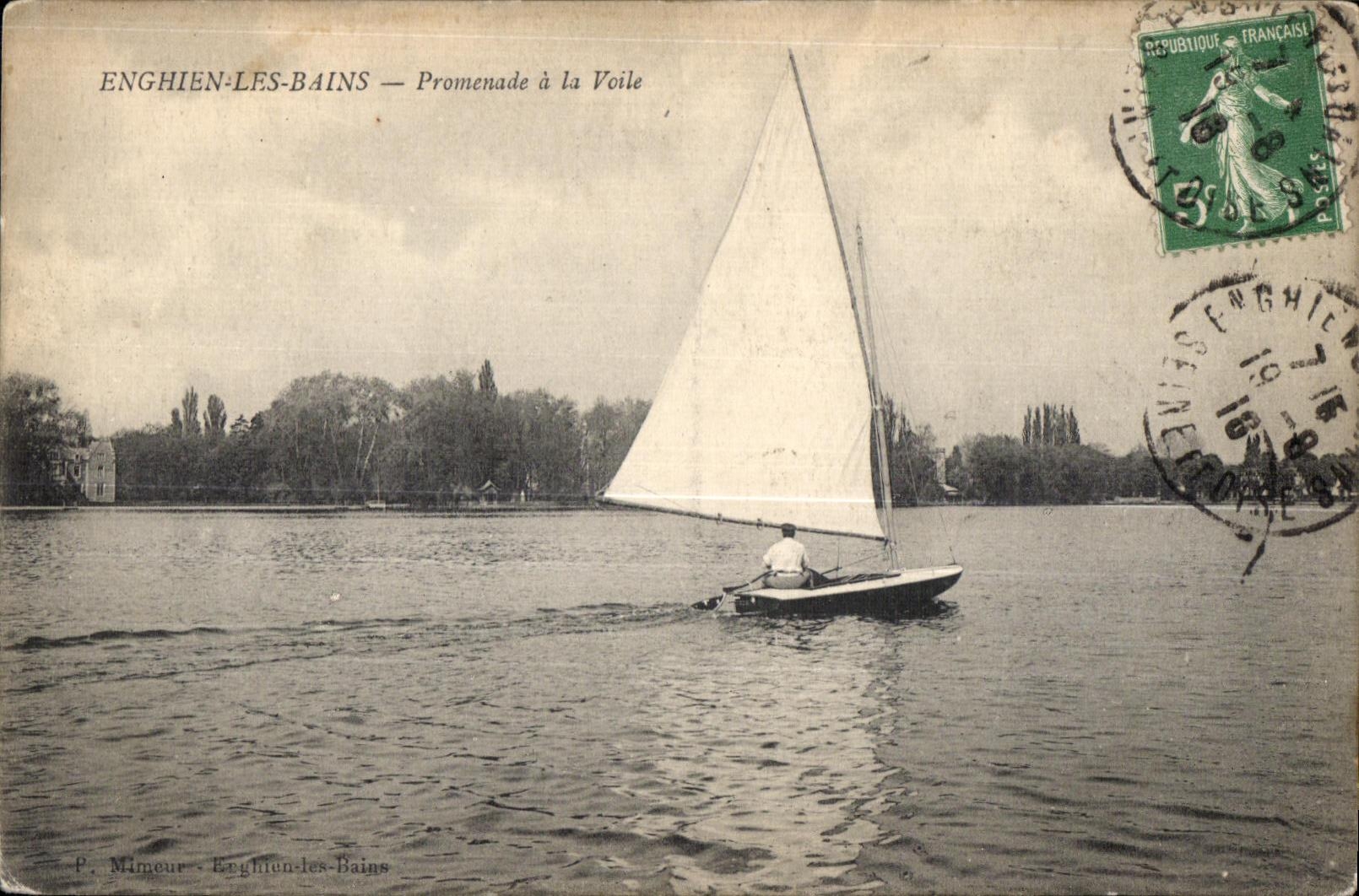CPA Enghien Les Bains Walk with the Veil Boat