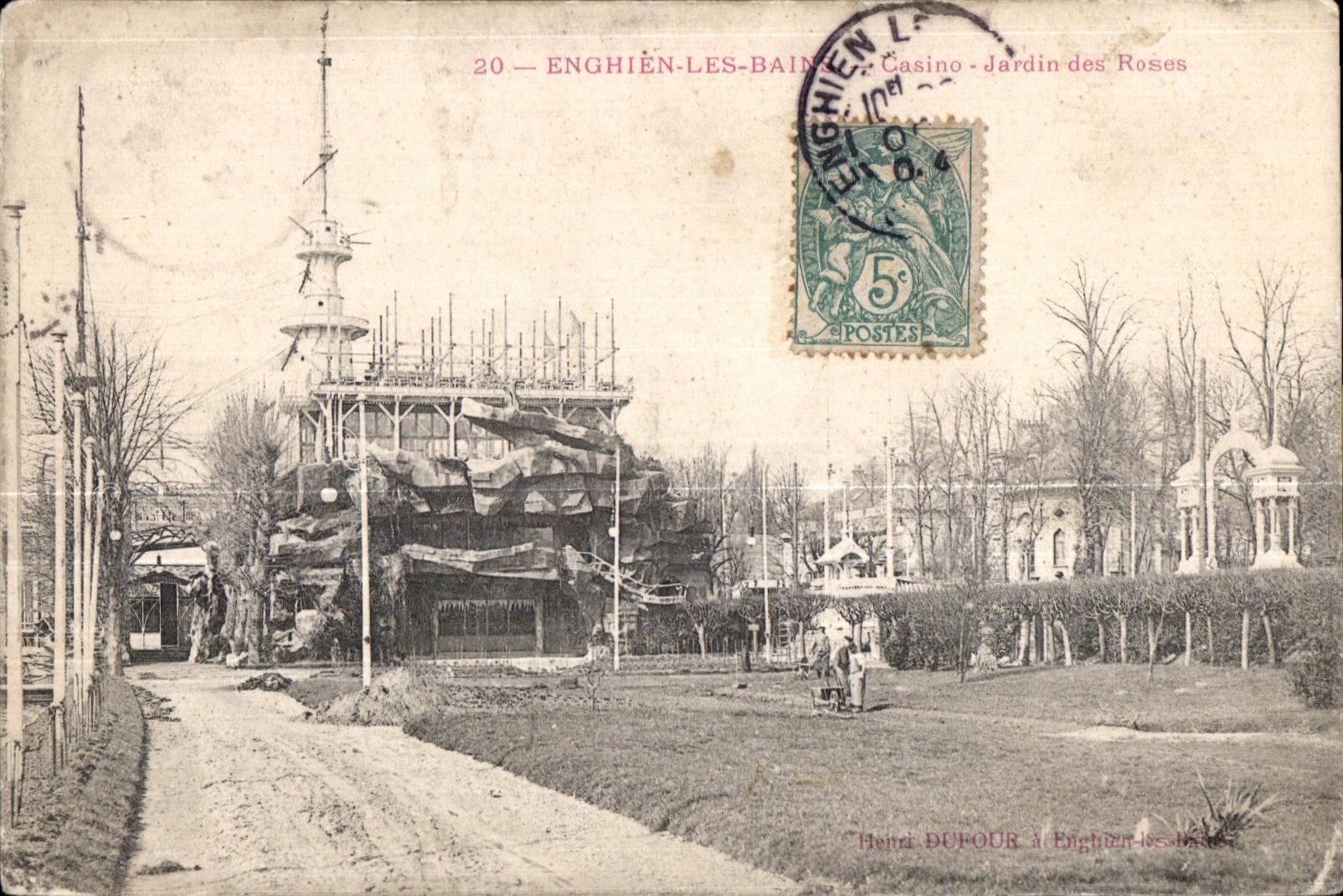 CPA Enghien Les Bains Casino Garden of the Roses