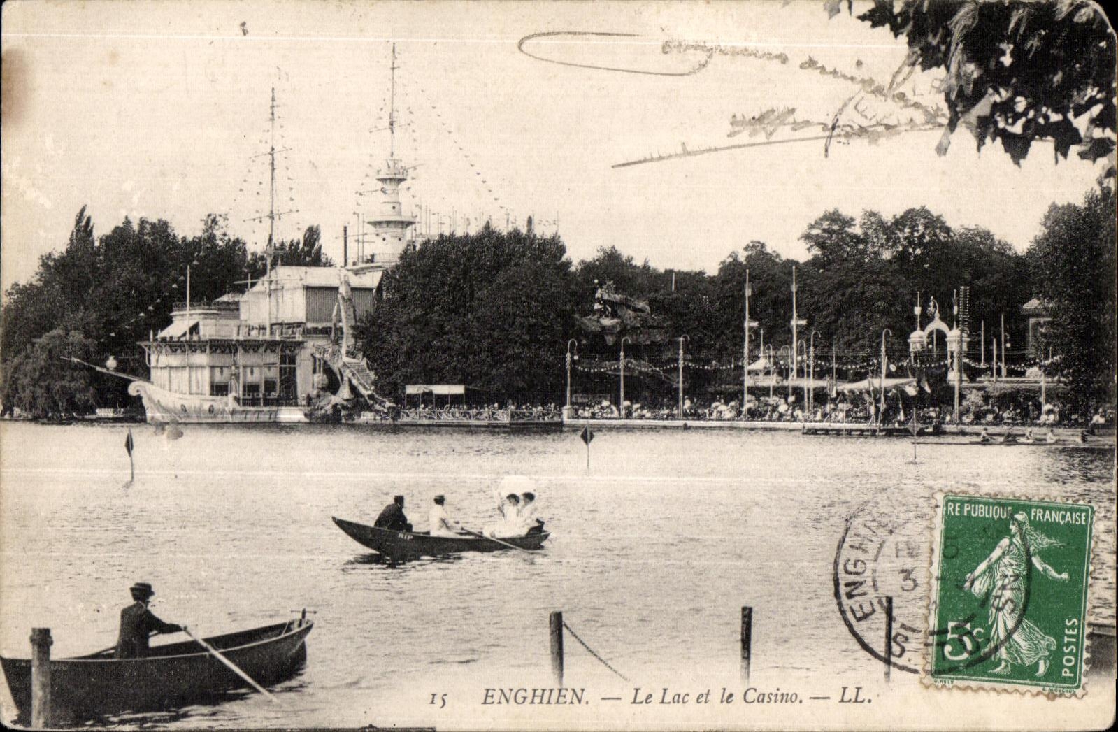 CPA Enghien the Lake and the Casino L
