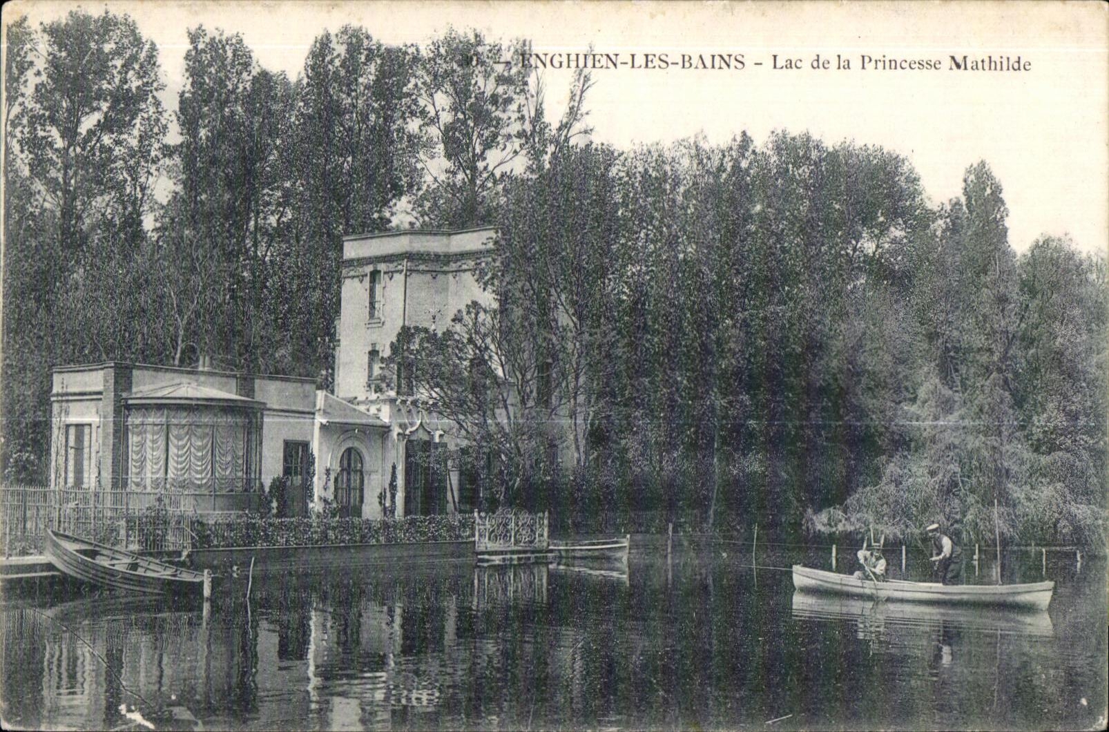 CPA Enghien Les Bains Lake Of the Mathilde Princess