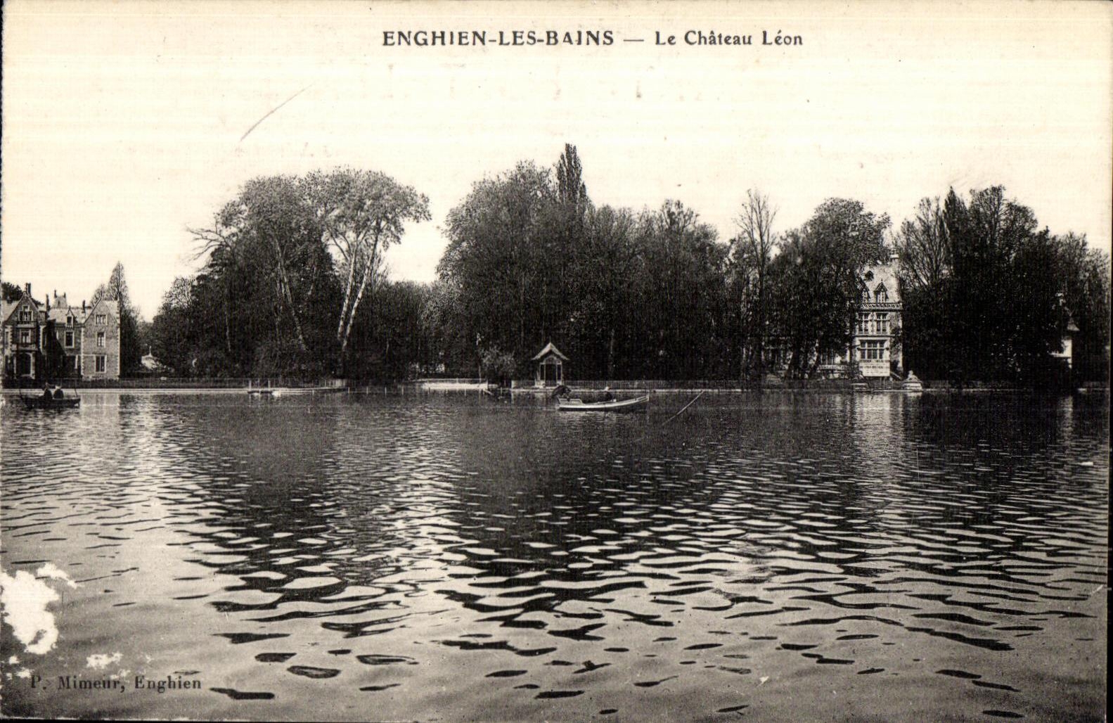 CPA Enghien les Bains the Leon Castle