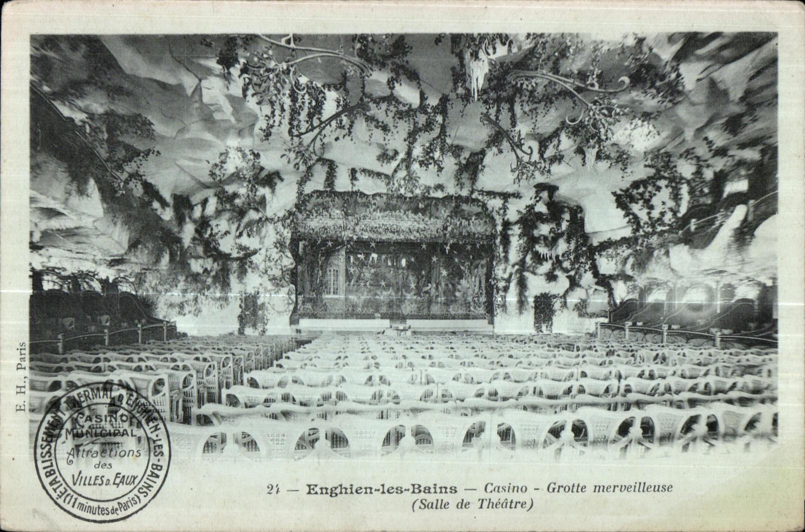 CPA Enghien les Bains Casino marvellous Cave (Room of Theater)