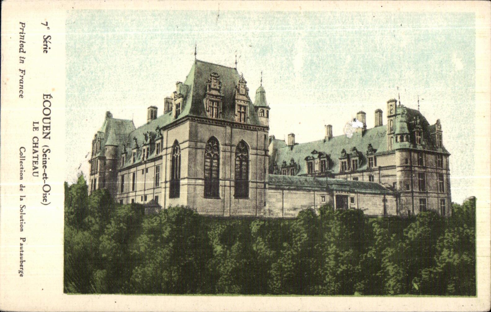 CPA Ecouen (the Seine and Oise) the Castle