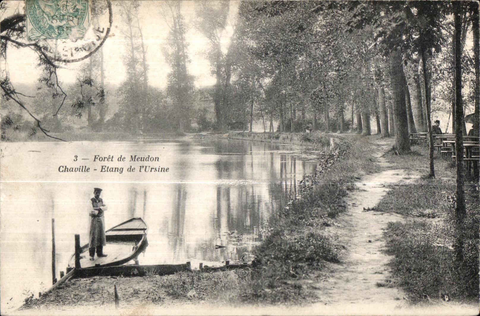 CPA Foret de Meudon Chaville Etang de I Ursine