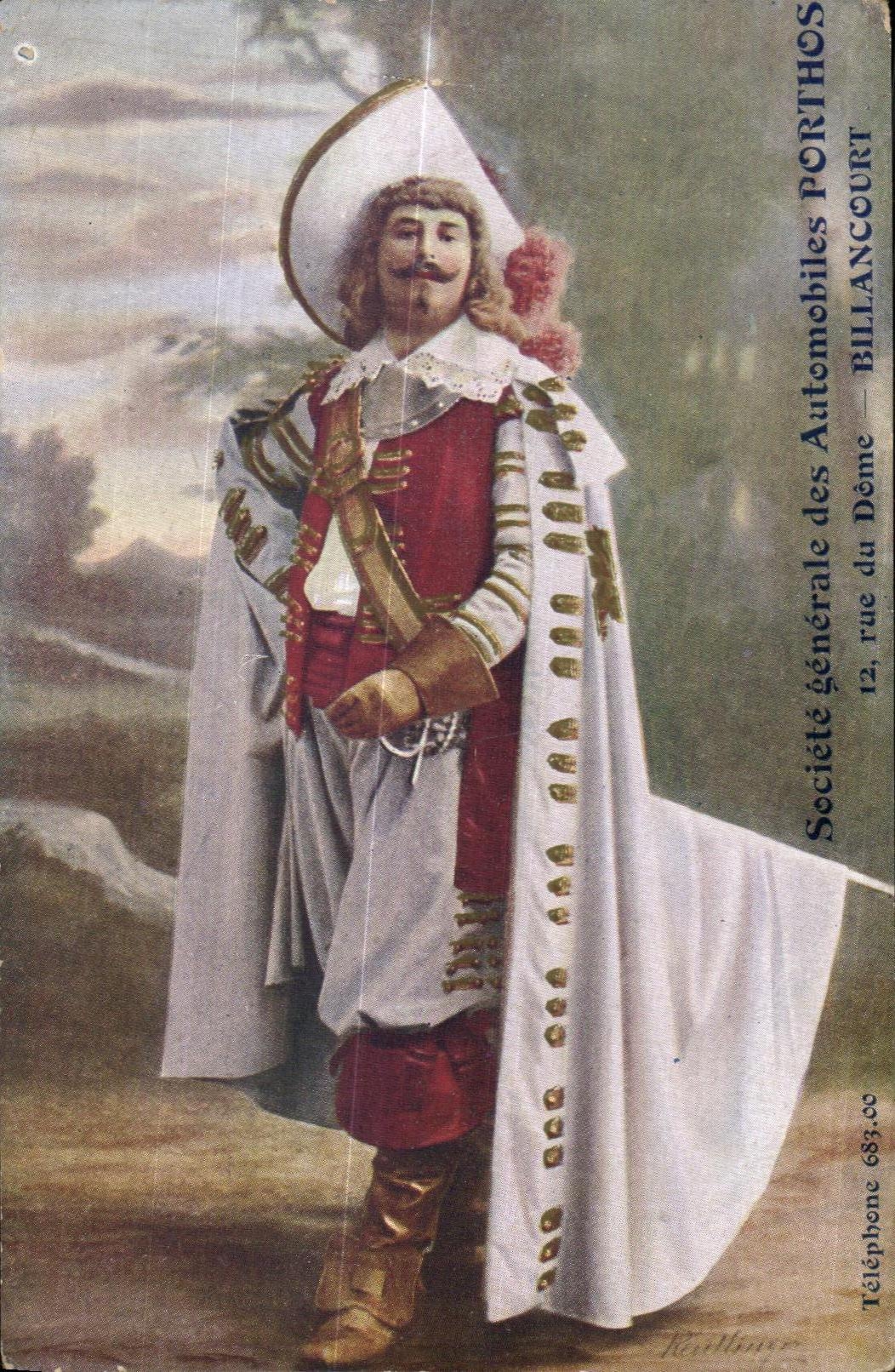 CPA General society of the Cars Porthos 12 rue du Dome Billancourt