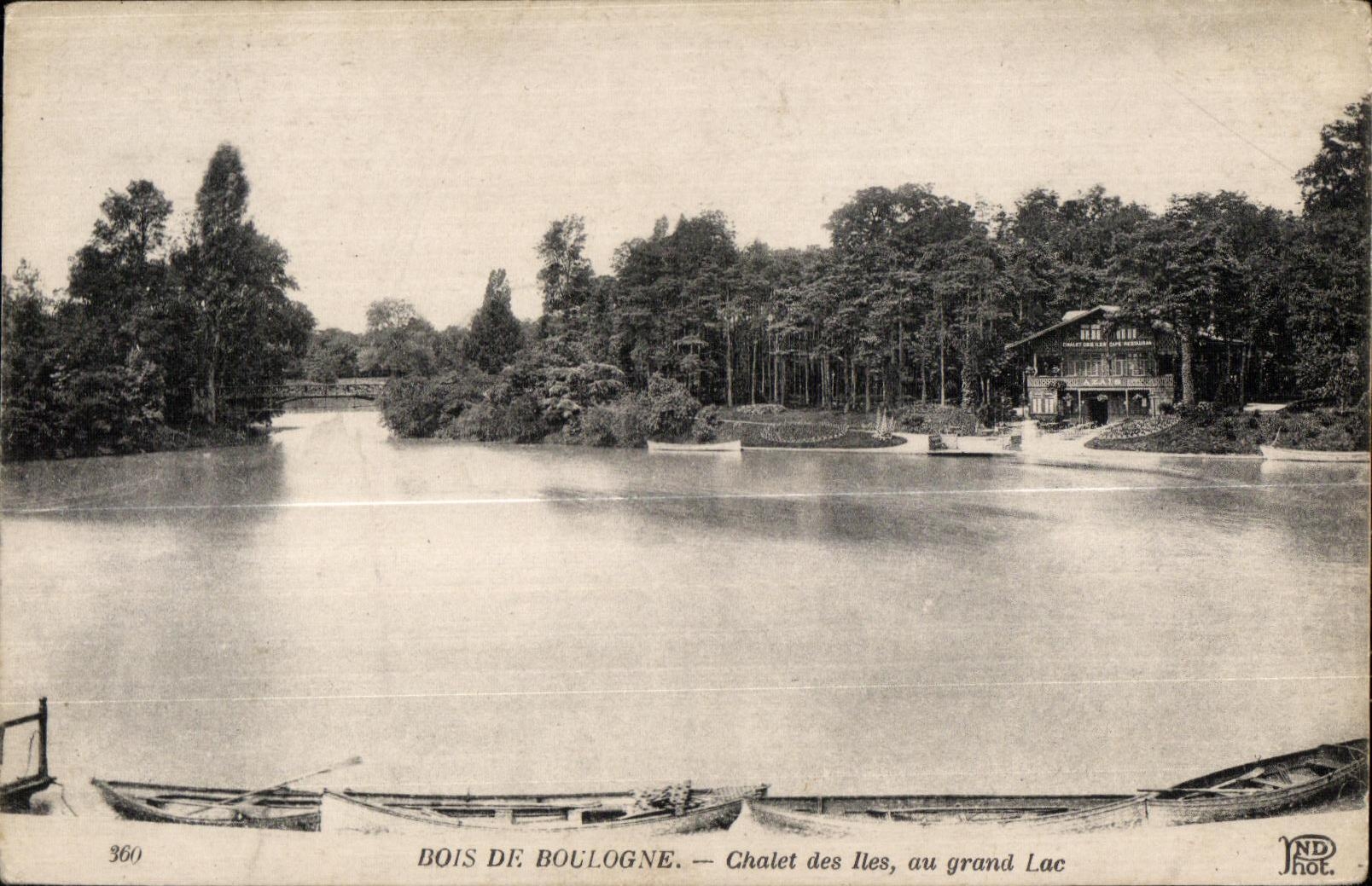 CPA Bois de Boulogne Country cottage of the Islands to the big lake