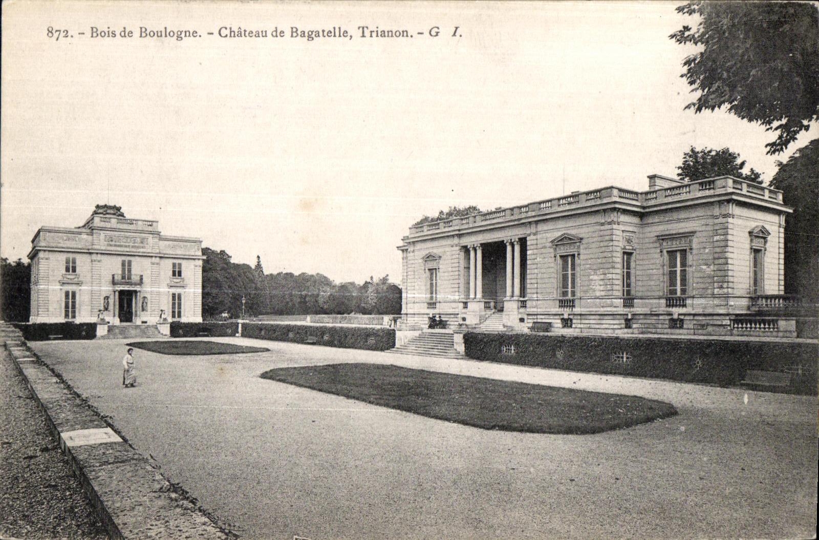 CPA Bois de Boulogne Castle of Trianon Trifle