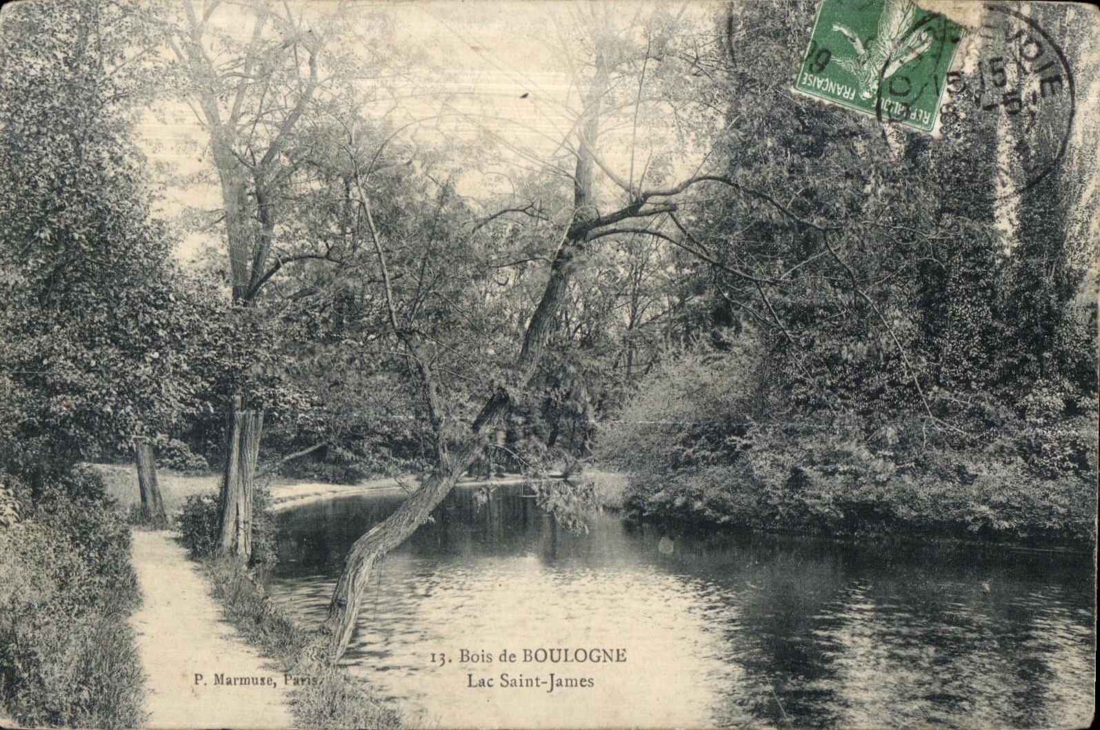 CPA Bois de Boulogne holy lake James