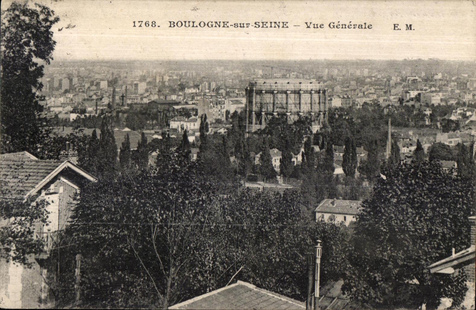 CPA Boulogne on the Seine View