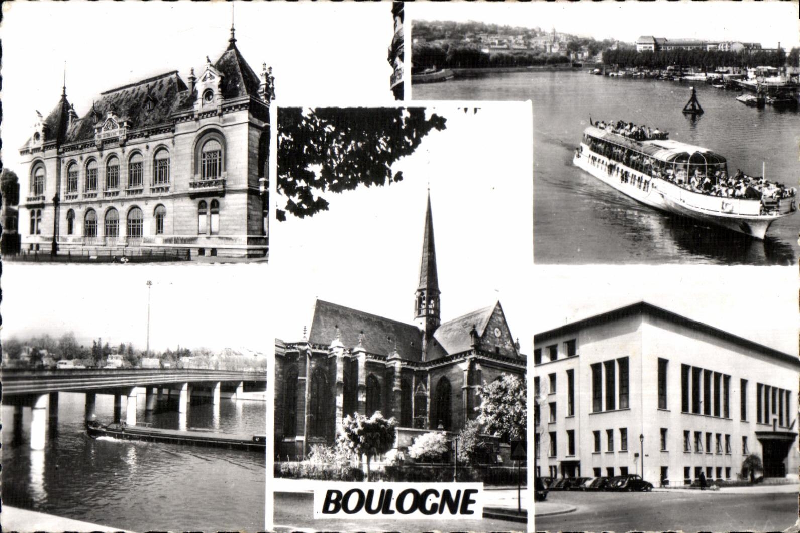 CPA Different aspects from Boulogne on the Seine (the Seine)