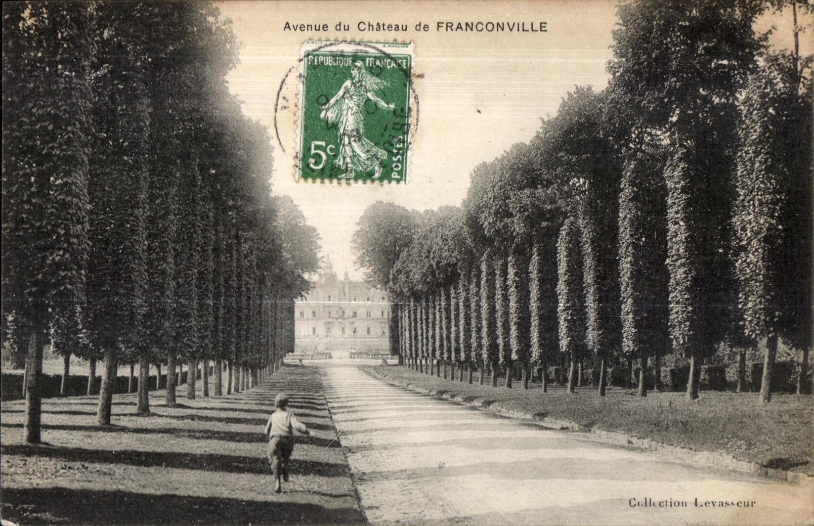 CPA Which occurred of the castle of franconville