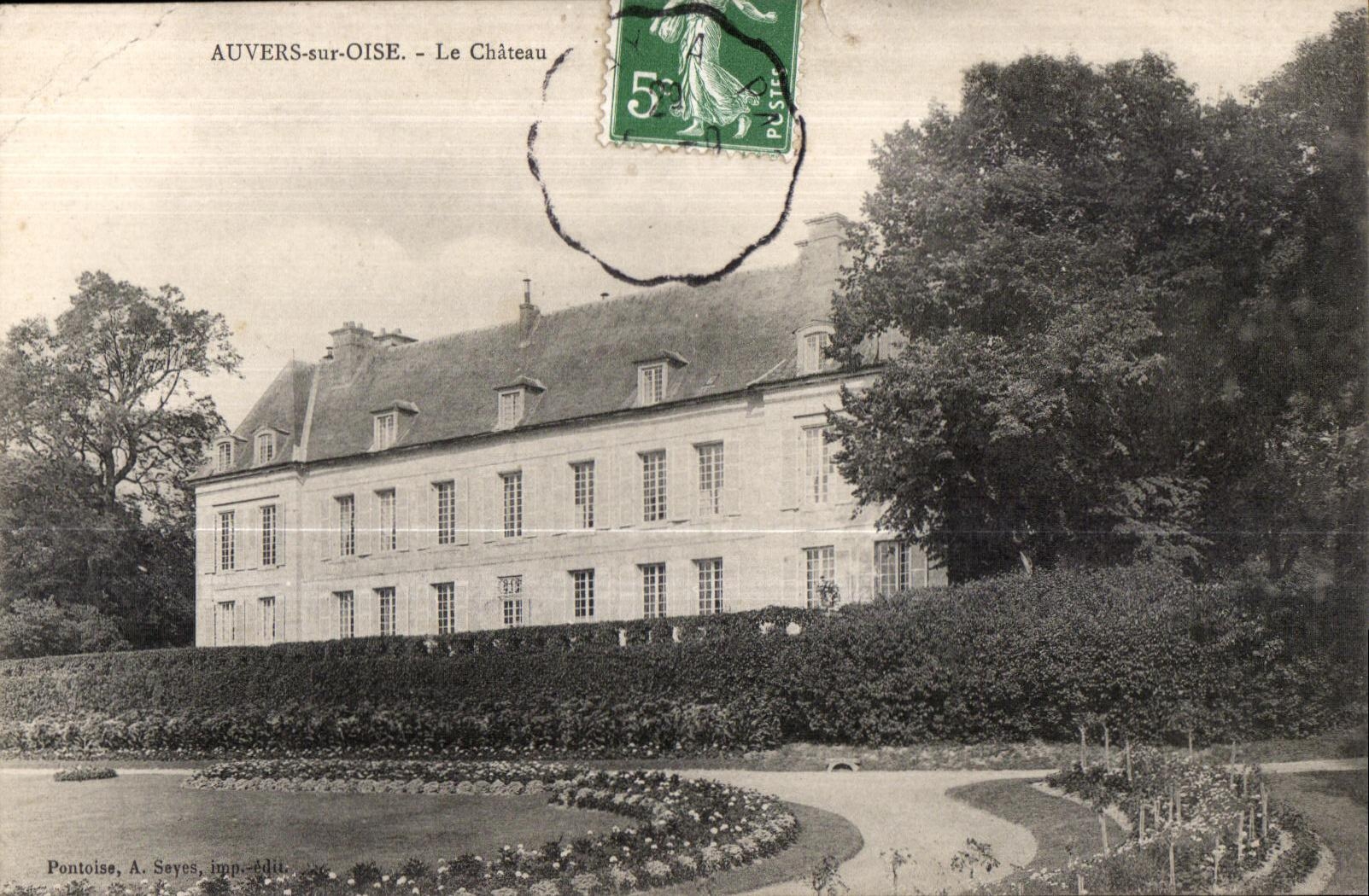 CPA Auvers on oise the castle