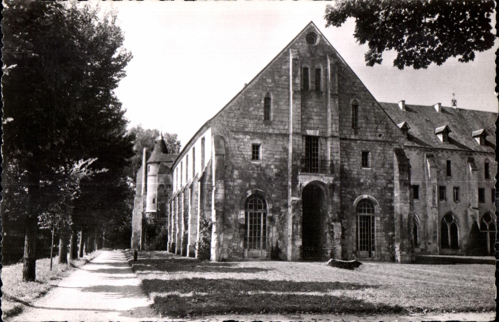 Abadia de CPSM de Royaumont Asnieres en el edificio de OiseAncien del trabajo