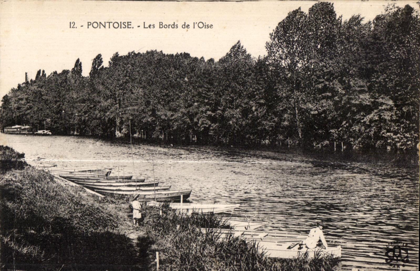 Bordes de CPA Pontoise de I Oise