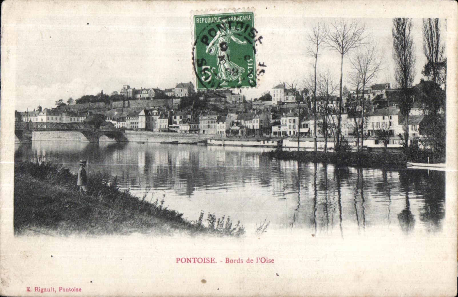 Bordes de CPA Pontoise de Oise