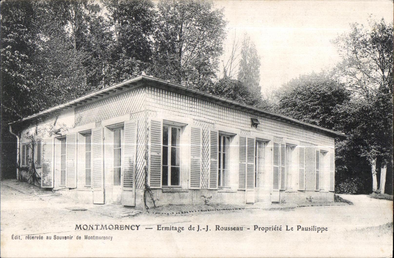 CPA Montmorency Hermitage of J J Rousseau Property Pausilippe