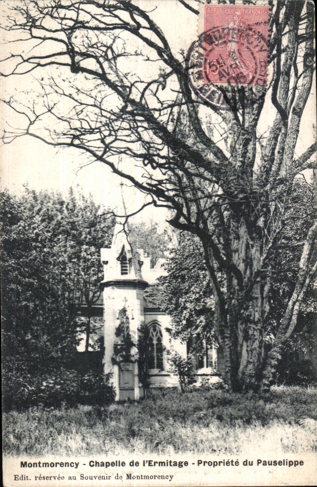 CPA Montmorency Vault of I Hermitage Property of Pauselippe
