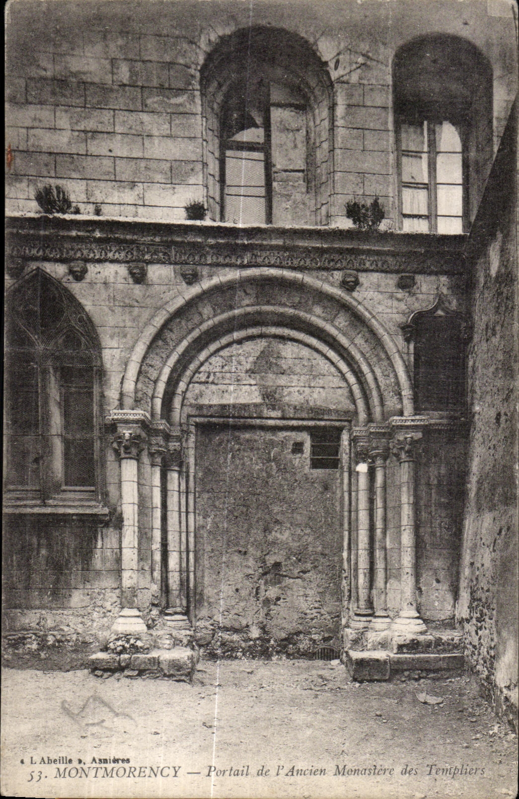 Puerta de CPA Montmorency de I Monartere viejo de Trntpliers