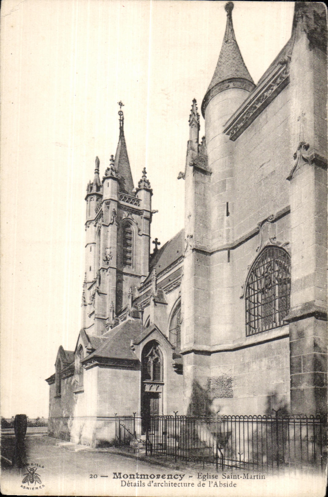 CPA holy Montmorency Church Martin Details archirecture of I Apse