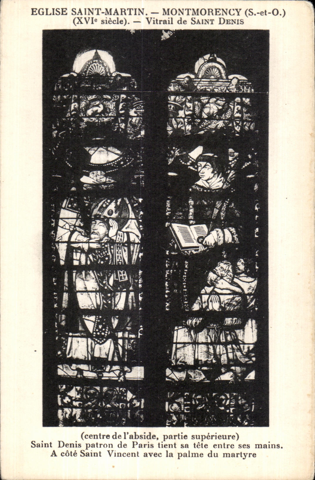 CPA Church Saint Martin Montmorency